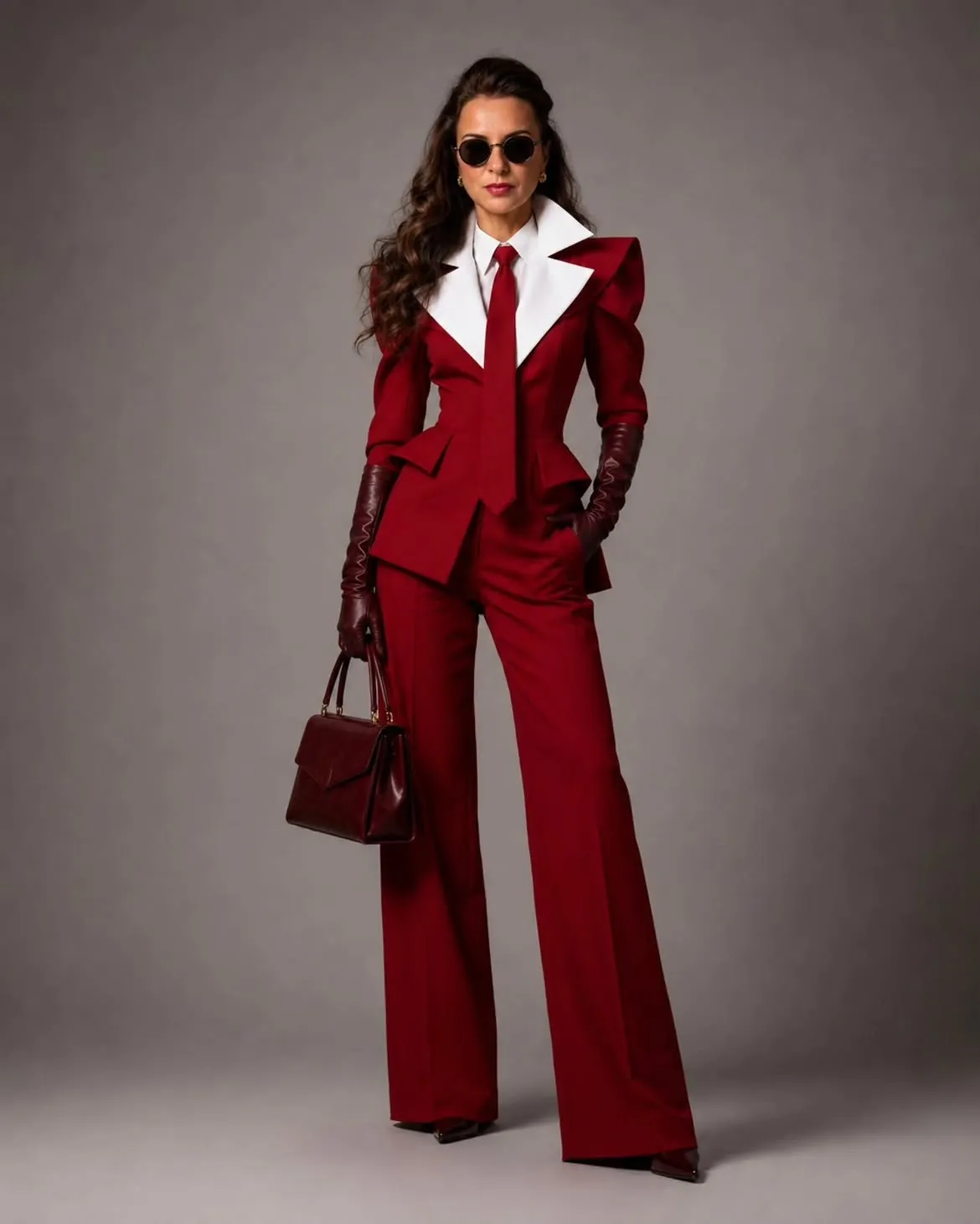 Red Suit in the Studio, Clothing scene in ClothesLook